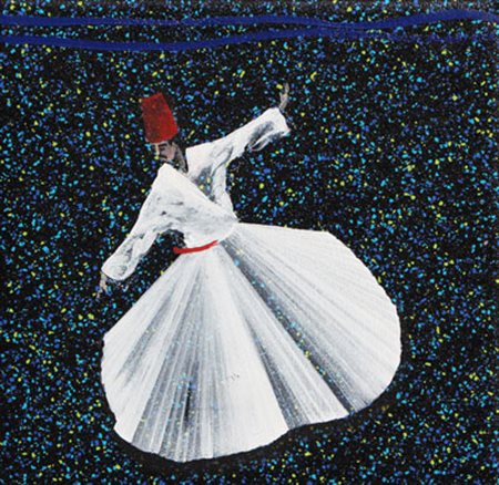 MONDINO Aldo Torino 1938 - Torino 2005 Turcata, anni 2000 olio su linoleum,...