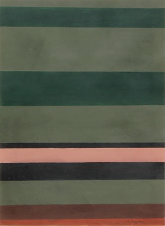 REGGIANI Mauro Nonantola 1897 - Milano 1980 Composizione, 1976 tempera su...