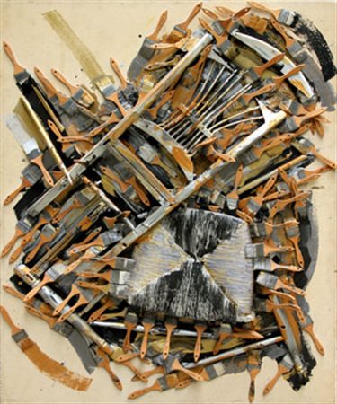 ARMAN Fernandez Nizza 1928 - New York 2005 Senza titolo, 1997 sedia, pennelli...