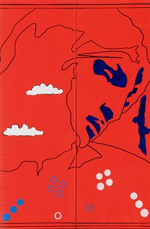 FESTA Tano Roma 1938 - Roma 1988 Senza titolo, 1976 acrilico su tela, cm. 70...