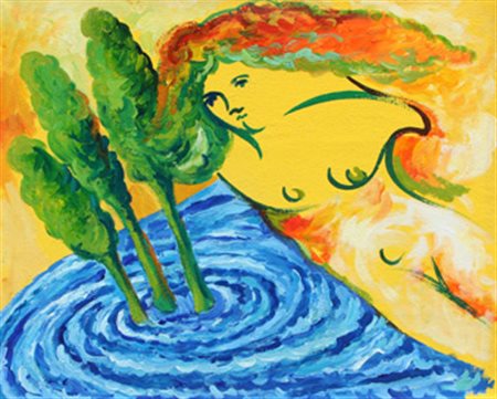 GERMANA' Mimmo Catania 1944 - Busto Arsizio 1992 Senza titolo, 1988 olio su...