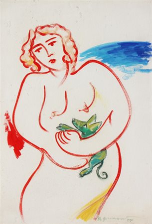 GERMANA' Mimmo Catania 1944 - Busto Arsizio 1992 Senza titolo, 1990 acrilico...