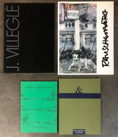 ARTISTI INTERNAZIONALI DEL DOPOGUERRA - Lotto unico di 4 cataloghi