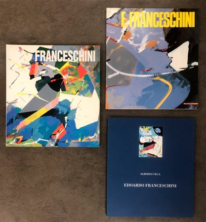 EDOARDO FRANCESCHINI - Lotto unico di 3 cataloghi
