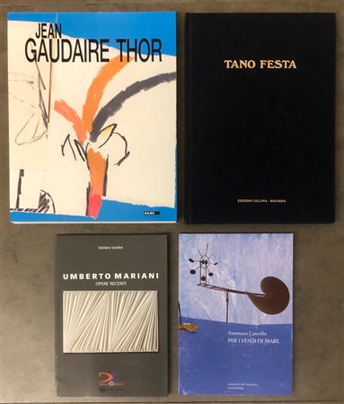 ARTE DEL DOPOGUERRA (MARIANI, FESTA, CASCELLA, GAUDAIRE THOR) - Lotto unico di 4 cataloghi: