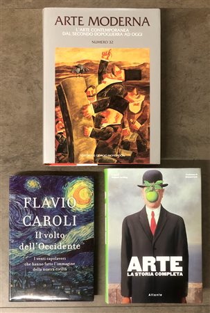 ARTE MODERNA E CONTEMPORANEA - Lotto unico di 2 cataloghi e un saggio