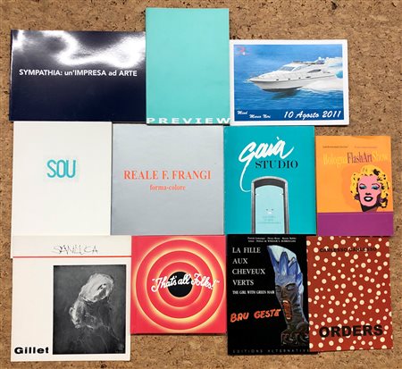 AUTORI VARI - Lotto unico di 11 cataloghi