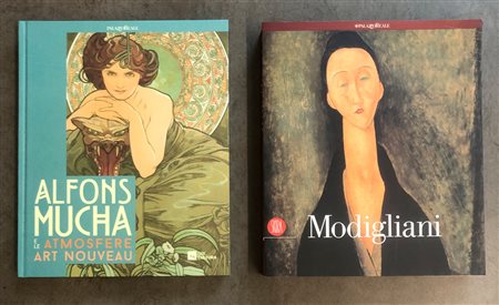 AMEDEO MODIGLIANI E ALFONS MUCHA - Lotto unico di 2 cataloghi