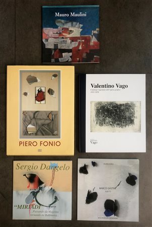 ASTRAZIONE ITALIANA (VAGO, GASTINI, DANGELO, FONIO, MAULINI) - Lotto unico di 5 cataloghi