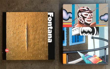 SERGIO SARRI E LUCIO FONTANA - Lotto unico di 2 cataloghi