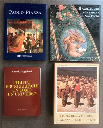 PITTURA ANTICA E DELL'800 - Lotto unico di 4 cataloghi