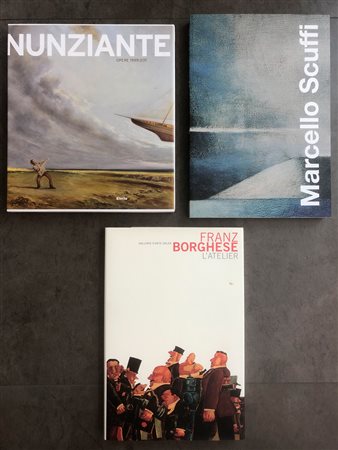 ARTISTI FIGURATIVI ITALIANI (NUNZIANTE, BORGHESE, SCUFFI) - Lotto unico di 3 cataloghi