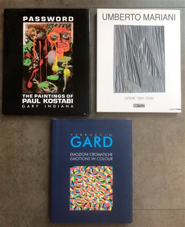 ARTE DEL DOPOGUERRA (KOSTABI, MARIANI, GARD) -. Lotto unico di 3 cataloghi