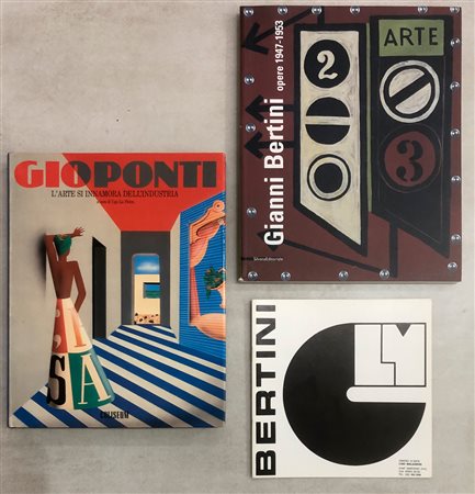 GIÒ PONTI E GIANNI BERTINI - Lotto unico di 3 cataloghi