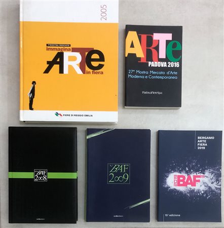 MANIFESTAZIONI FIERISTICHE ITALIANE - Lotto unico di 5 cataloghi