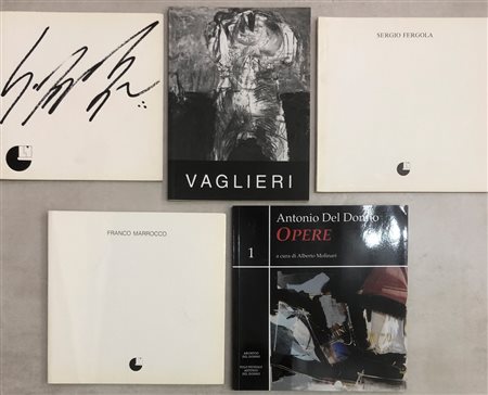 ASTRAZIONE ITALIANA (VAGLIERI, DANGELO, MARROCCO, FERGOLA, DEL DONNO) - Lotto unico di 5 cataloghi