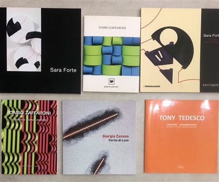 ARTE CONTEMPORANEA - Lotto unico di 6 cataloghi