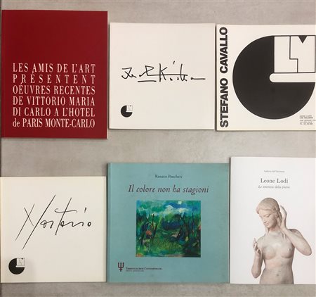 ARTE FIGURATIVA ITALIANA - Lotto unico di 6 cataloghi: