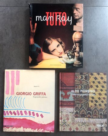 ARTE DEL DOPOGUERRA (MONDINO, GRIFFA, MAN RAY - Lotto unico di 3 cataloghi