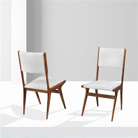 Carlo De Carli, prod. Cassina (6)Italia, anni 5086x45x45 cm.sei sedie in...