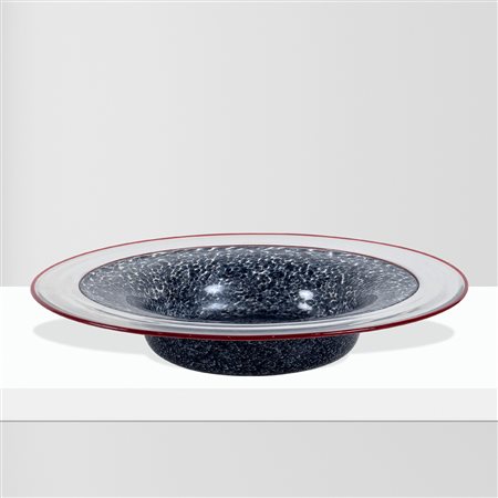 Gae Aulenti, prod. VistosiMurano, anni 70-8010,5x58 cm.grande bowl...