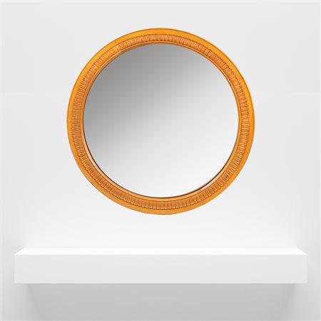 Osvaldo Borsani, attribuitoItalia, anni 50/60d. 115 cm.specchio da parete,...