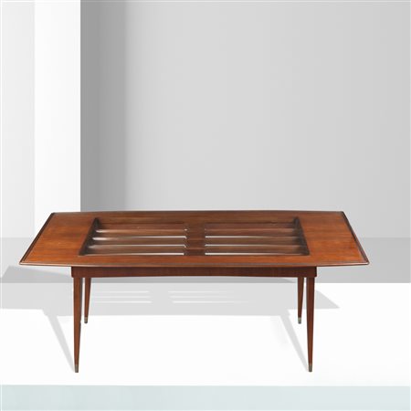 Manifattura italianaanni 5079x194x91 cm.tavolo in legno e piano in vetro