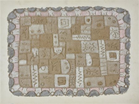 Antonino Nacci SENZA TITOLO ''tecnica mista su tela, cm 60x80 ''sul retro:...