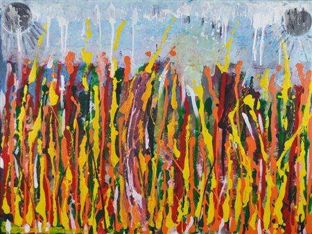 Dalila Crotti CIAO MARIO acrilico su tela, cm 60x80 sul retro: titolo, firma...