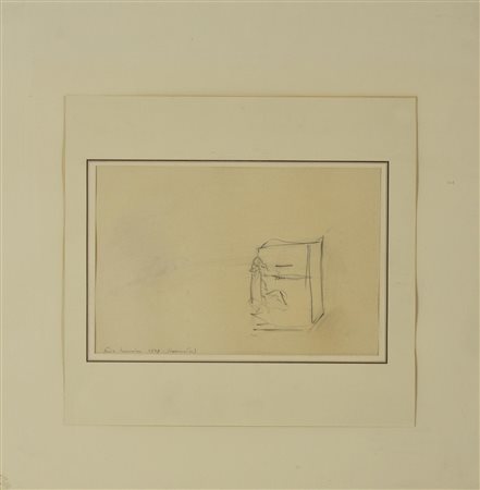 Ezio Zanni SONATA matita su carta, cm 20x30 sul fronte: firma, titolo e data...