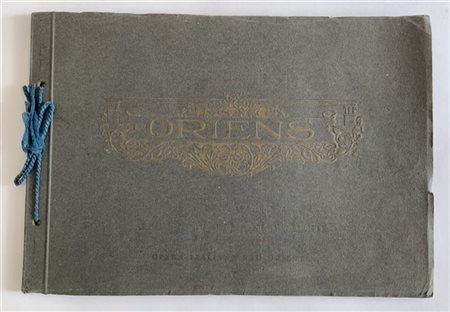 Album Oriens con settanta litografie d'Oriente a cura di G.Bascapè. (difetti)