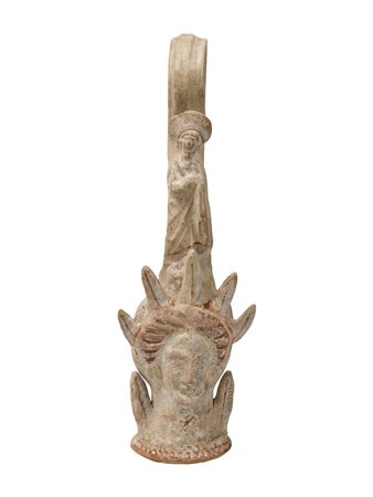 RARA TESTA FEMMINILE CANOSINA DATAZIONE: fine IV inizi III sec. a.C. MATERIA...