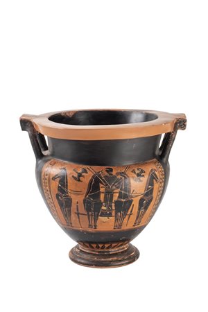 CRATERE ATTICO A COLONNETTE DATAZIONE: fine VI sec. a. C. MATERIA E TECNICA:...