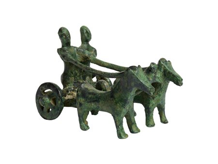 MODELLO DI CARRO PROTO IRANIANO DATAZIONE: I millennio a. C. MATERIA E...