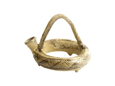 RARO ASKOS ANULARE CIPRIOTA DATAZIONE: VII-VI sec. a. C. MATERIA E TECNICA:...