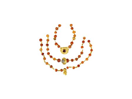 COLLANA DATAZIONE: inizi I millennio a. C. MATERIA E TECNICA: corniola...