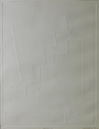 Nicola Carrino POSSIBILITA' calcografia, cm 70x45,5; es. p.a. firma, titolo,...