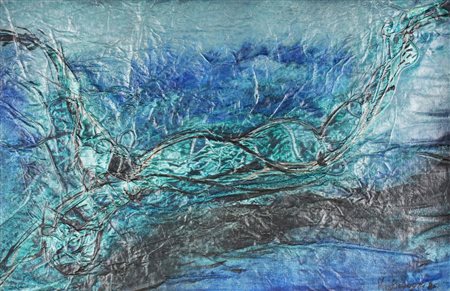 Ignoto COMPOSIZIONE tecnica mista su cartone, cm 40x60,5 firma e datato...