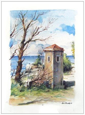 MARC SARDELLI 1930 Senza titolo 1969 Acquerello su cartoncino 38,2 x 35....