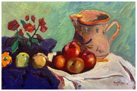 FRANCO MAZZACCHERINI 1939 - 1999 Senza titolo Olio su faesite 40 x 60. Firma...