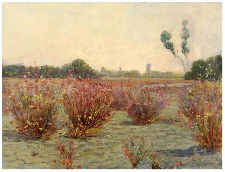 MANARESI Senza titolo 1926 Olio su cartone 27,2 x 36. Firma in b. a d.; sul...