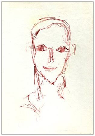 ERNESTO TRECCANI 1920 - 2009 Senza titolo Inchiostro su carta intelata 29,5 x...