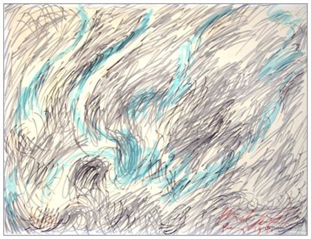 PERICLE FAZZINI 1913 - 1987 Vegetazione 1971 Inchiostri su cartoncino 26 x...