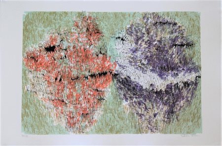 Yoshiko Noma HAGOROMO litografia, cm 26,5x40 firma es.50/99 eseguita nel 1967...