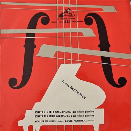 Bruno Munari L.VAN BEETHOVEN copertina vinile realizzata da Bruno Munari...