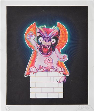 Roberto Cuoghi PAZUZU serigrafia, cm 41x35 firma es.63/100
