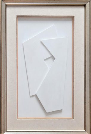 Hans Richter DYMO 59 assemblaggio di legni dipinti su tavola, cm 50,5x29,5...