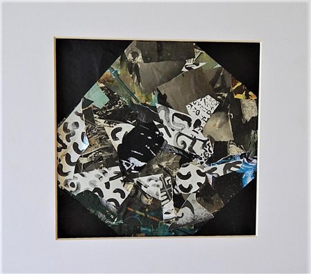 Arturo Carmassi SENZA TITOLO tecnica mista e collage su cartone, cm 50x50 su...