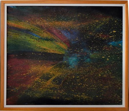 Ignoto SENZA TITOLO olio su tela, cm 99x118,5 in cornice