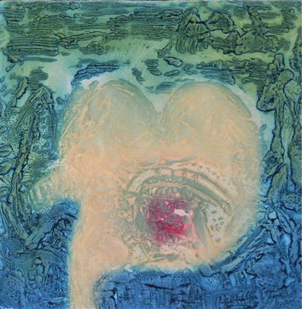 Medhat Shafik SENZA TITOLO Acquatinta e calcografia, cm 49,5x47 firma sul...